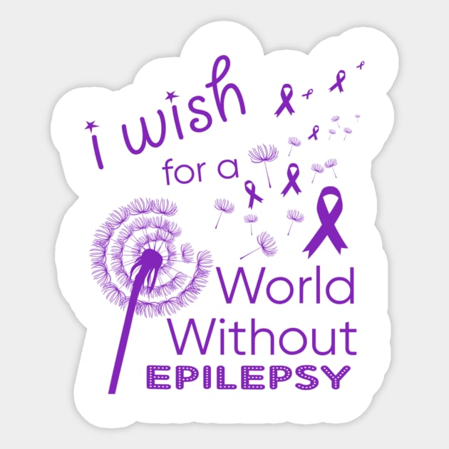 epilepsy awareness world without epilepsy gift Sticker by dashawncannonuzf